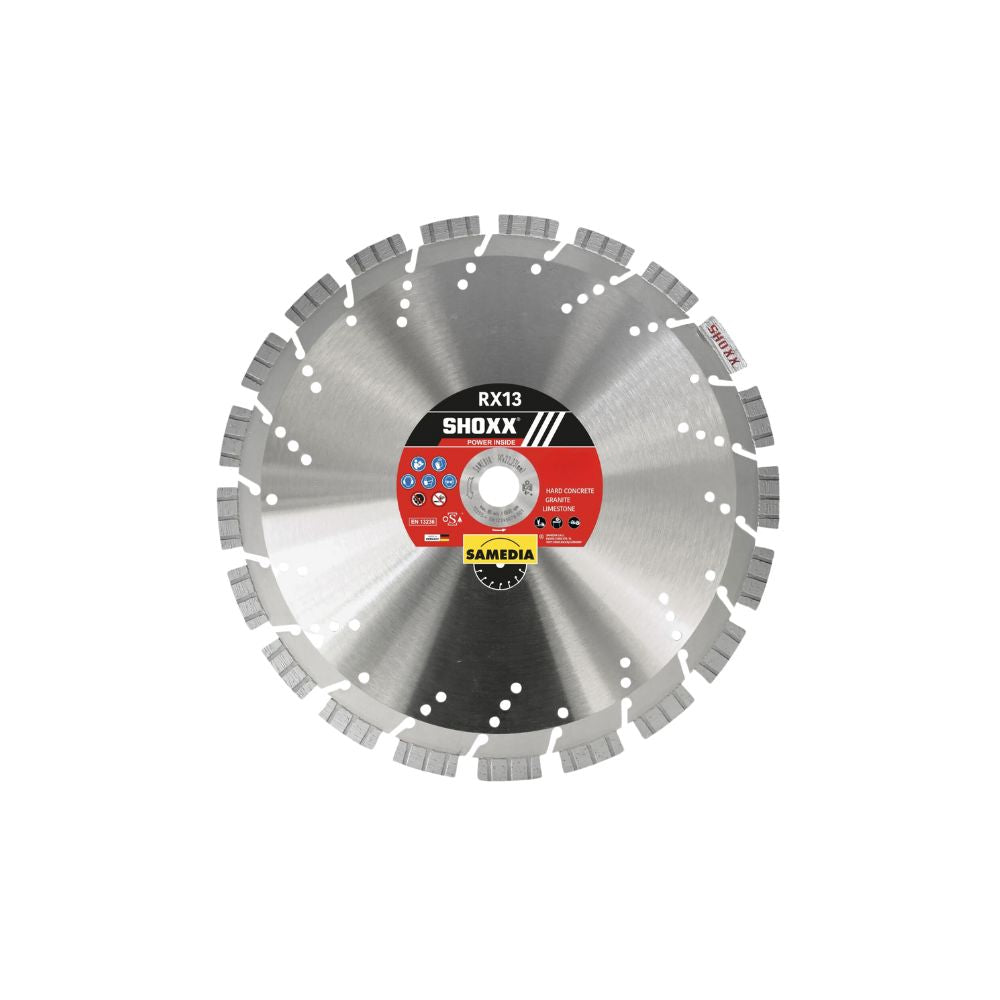 Samedia Shoxx RX13 12" Diamond Blade Concrete Saw Blade