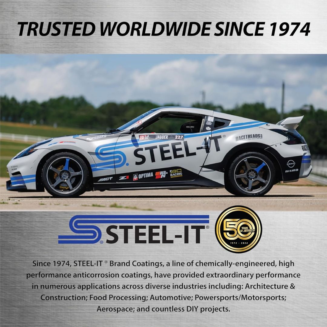 Steel-It POLYURETHANE AEROSOL 1012 Black / 1002 Steel Gray