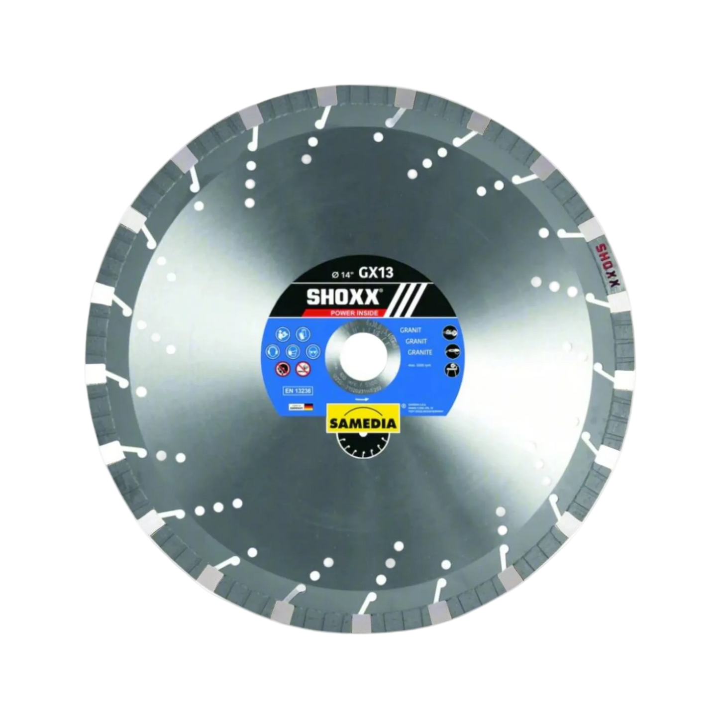 Samedia Shoxx GX13 12" Granite Diamond Blade