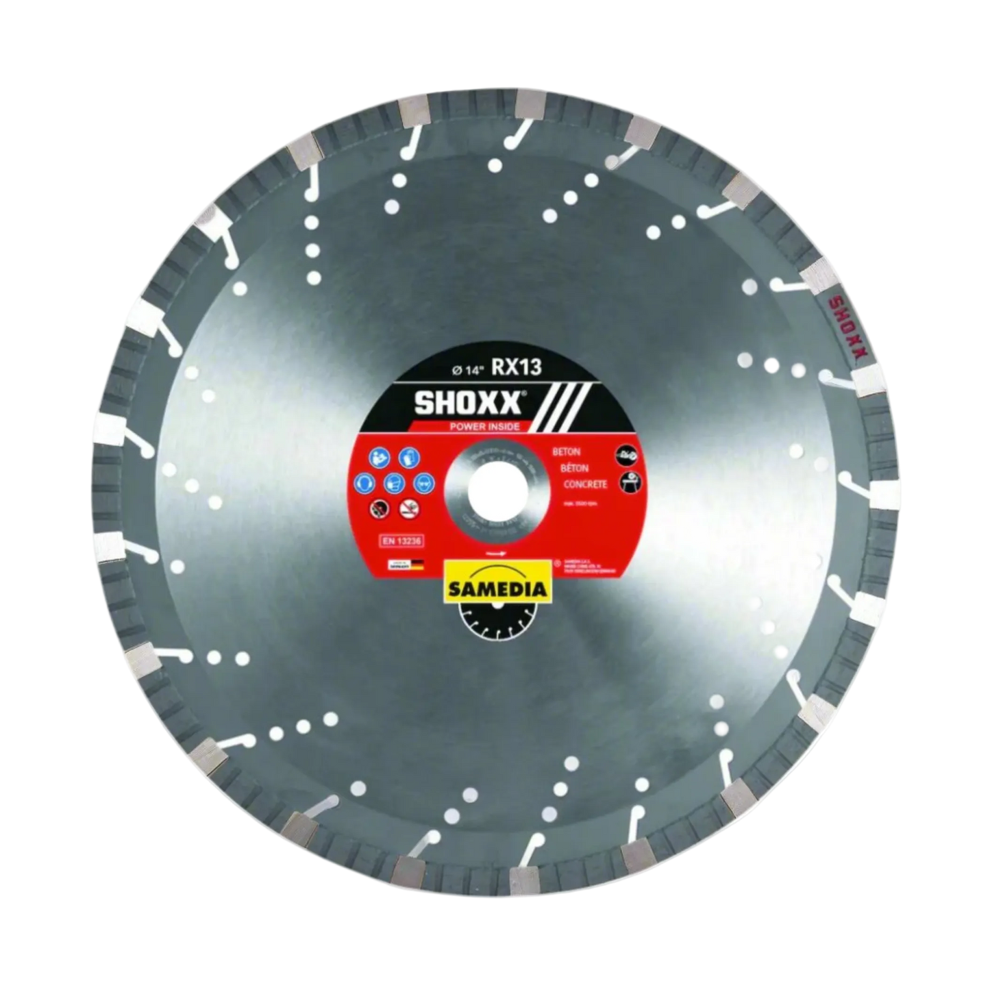 Samedia Shoxx RX13 TOPSPEED Concrete Diamond Blade