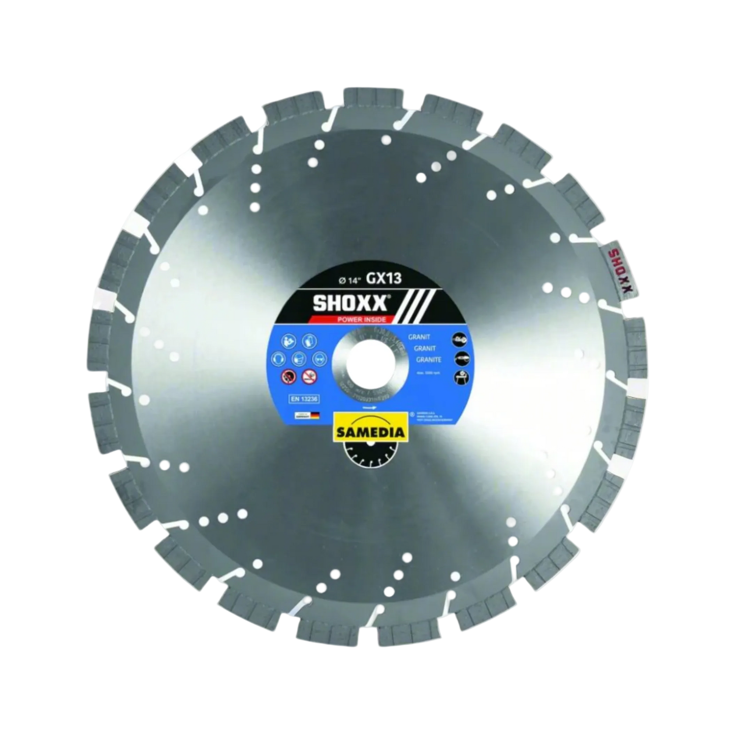 Samedia Shoxx GX13 14" Granite Diamond Blade