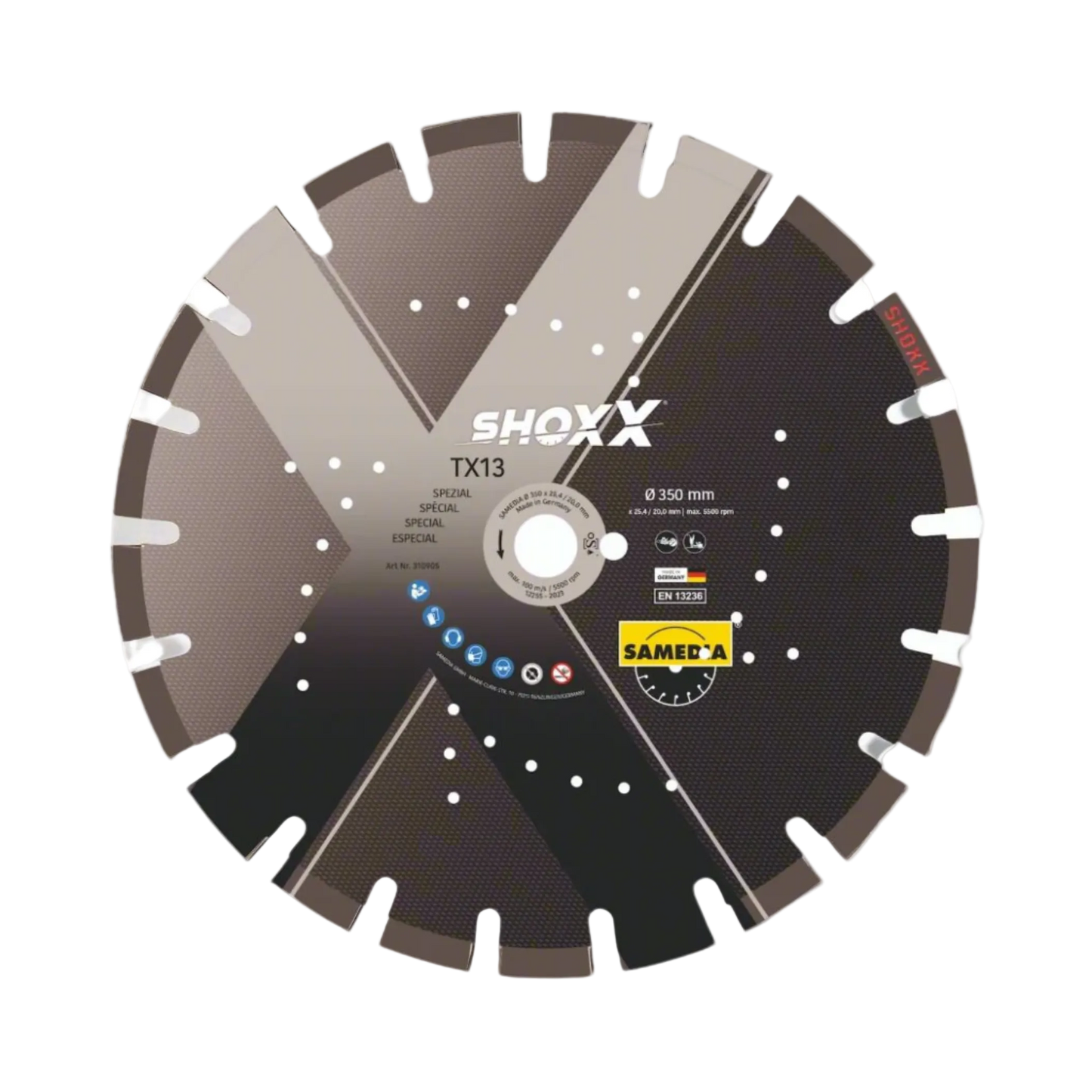 Samedia Shoxx TX13 14" Special Diamond Concrete Saw Blade