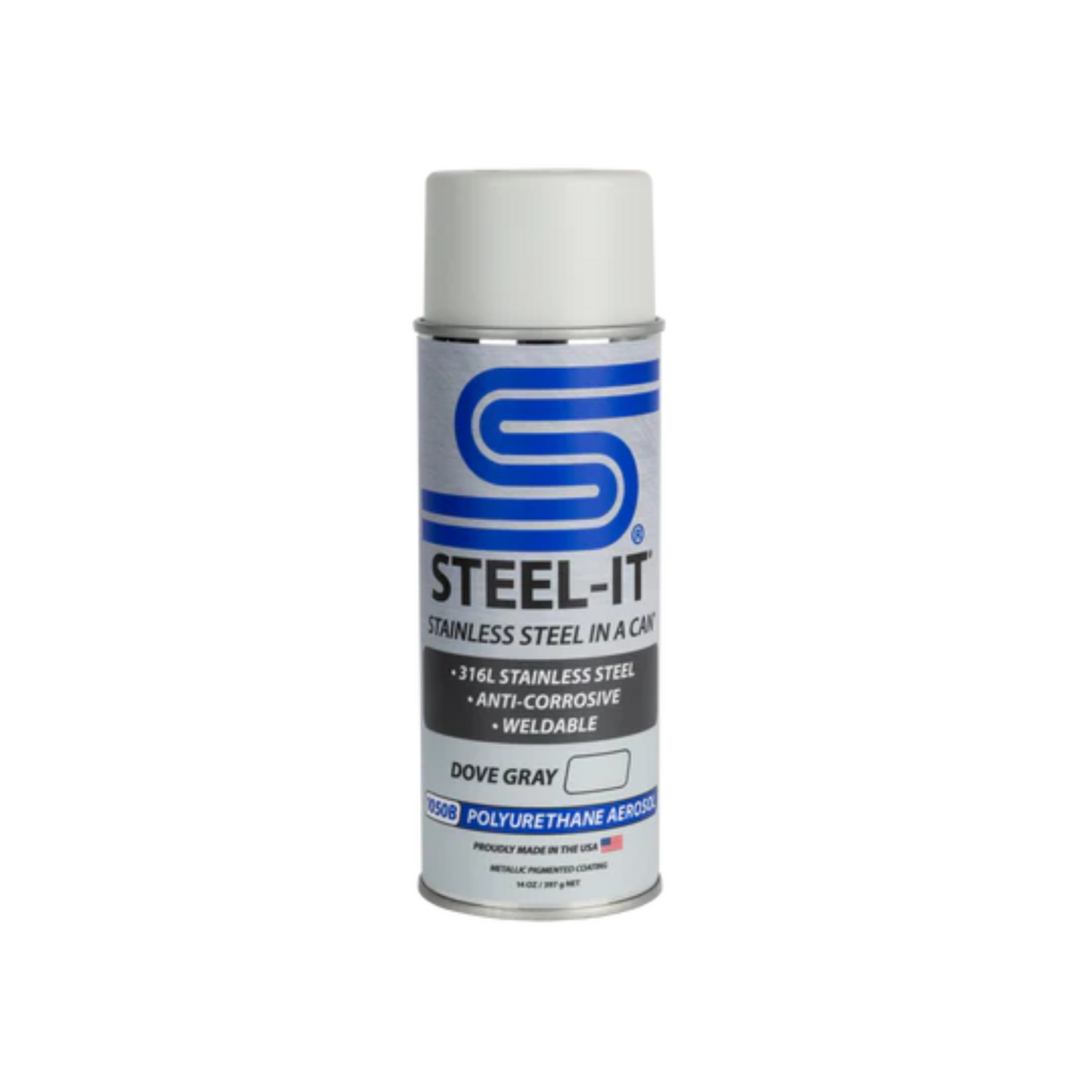 Steel-It POLYURETHANE AEROSOL 1002 Steel Gray / 1006B Charcoal / 1012 Black / 1051B Light Gray / 1050B Dove Gray