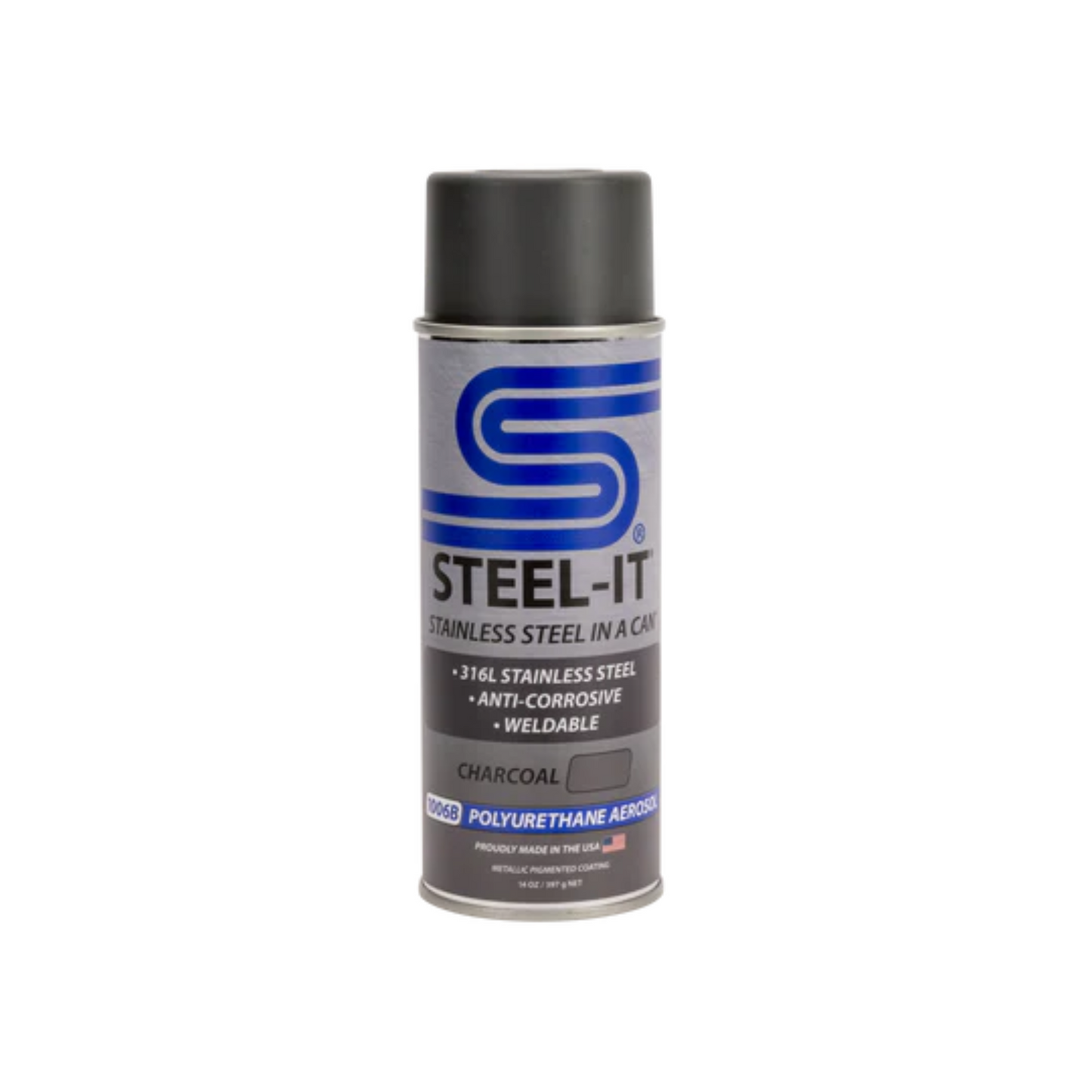 Steel-It POLYURETHANE AEROSOL 1002 Steel Gray / 1006B Charcoal / 1012 Black / 1051B Light Gray / 1050B Dove Gray