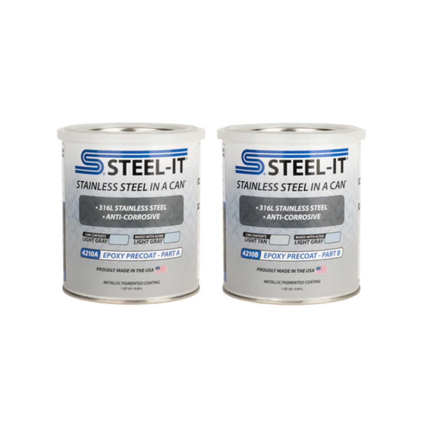 Steel-It Epoxy Precoat - Light Gray