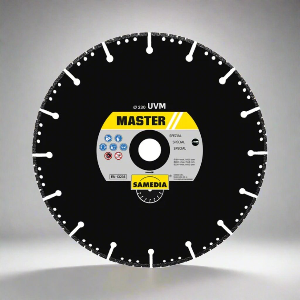 Master UVM Rescue Blade 14” Special Vacuum brazed All-Cut diamond blade