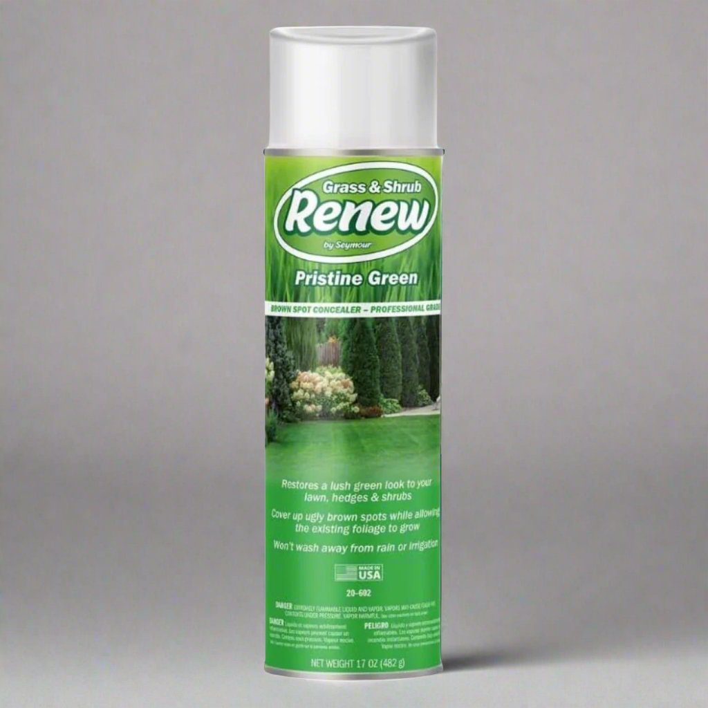 Seymour Grass & Shrub Renew Spray Paint – Pristine Green, 17oz for Lawn Repair