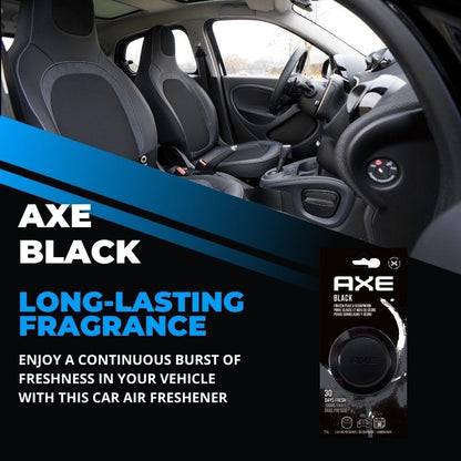 AXE Black Car Air Freshener Gel - Long-Lasting Odor Eliminator (1 Can)