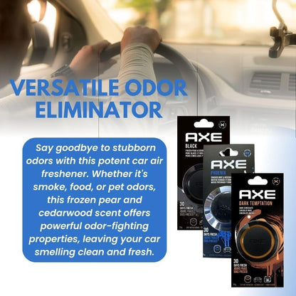 AXE Black Phoenix & Dark Temptation Car Air Freshener Gel - Odor Eliminator (3-Pack, 125g Total)