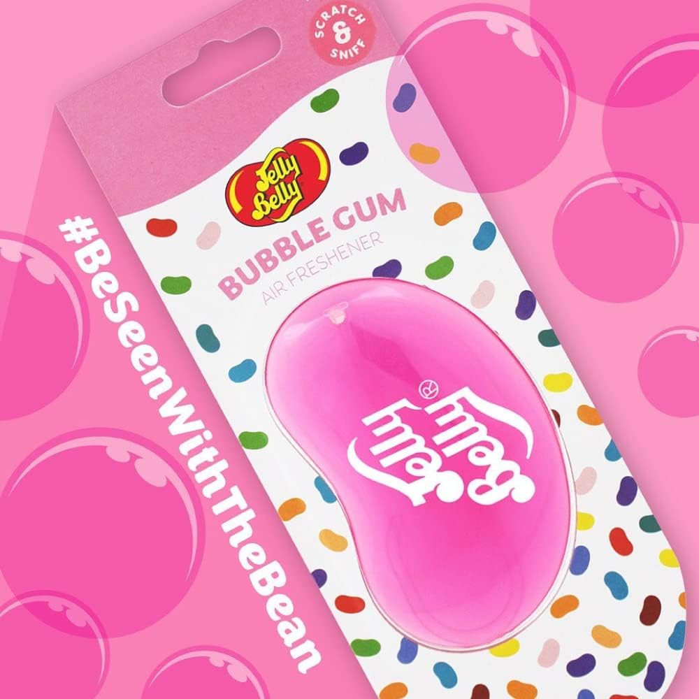 Jelly Belly 3D Hanging Air Freshener – Fruity Scent for Car, Home, & Office