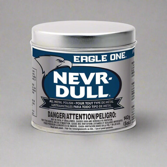 Eagle One Nevr-Dull Metal Polish, Chrome Restorer for Wheels & More, 5 oz Jar