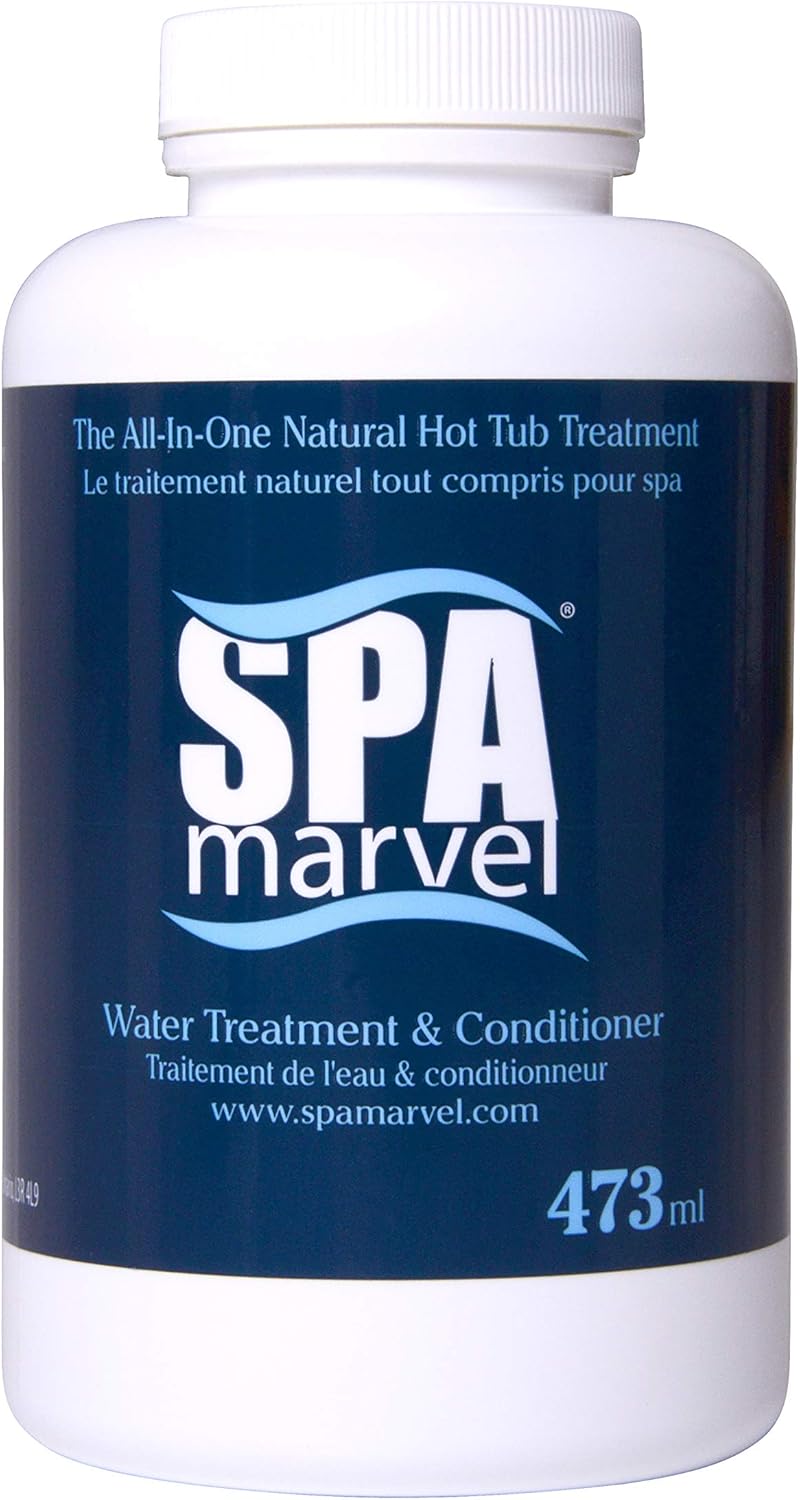 Spa Marvel Natural Hot Tub Treatment – Soft Water, Fewer Chemicals, Lasts 3 Months (500 Gallons)