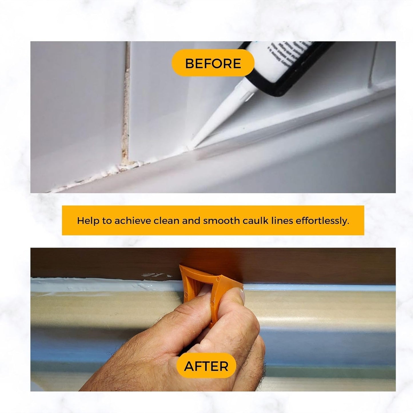 Innovatco Caulking Made Easy Silicone Caulking Tool