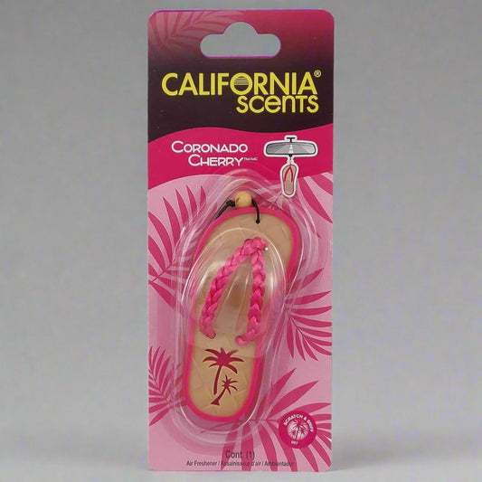 California Scents Coronado Series Sandal Car Air Freshener - Long-Lasting Odor Eliminator (Single Pack)