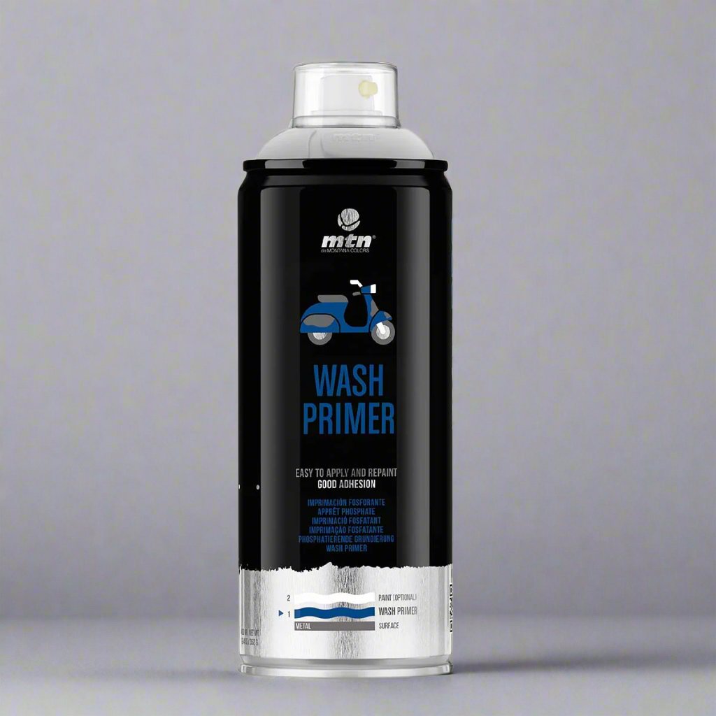 MTN Pro Wash Primer Spray FastDrying, Easy Application for Metal Su