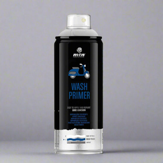 MTN Pro Wash Primer Spray - Fast-Drying, Easy Application for Metal Surfaces (400 ml)