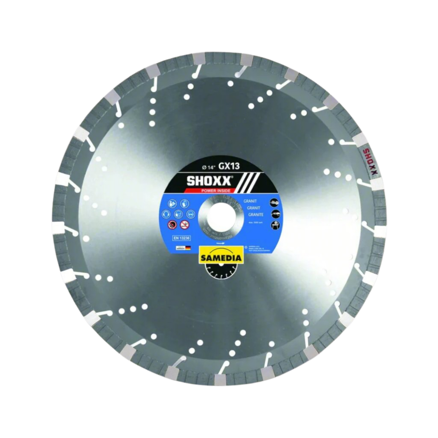 Samedia Shoxx GX13 12" Granite Diamond Blade