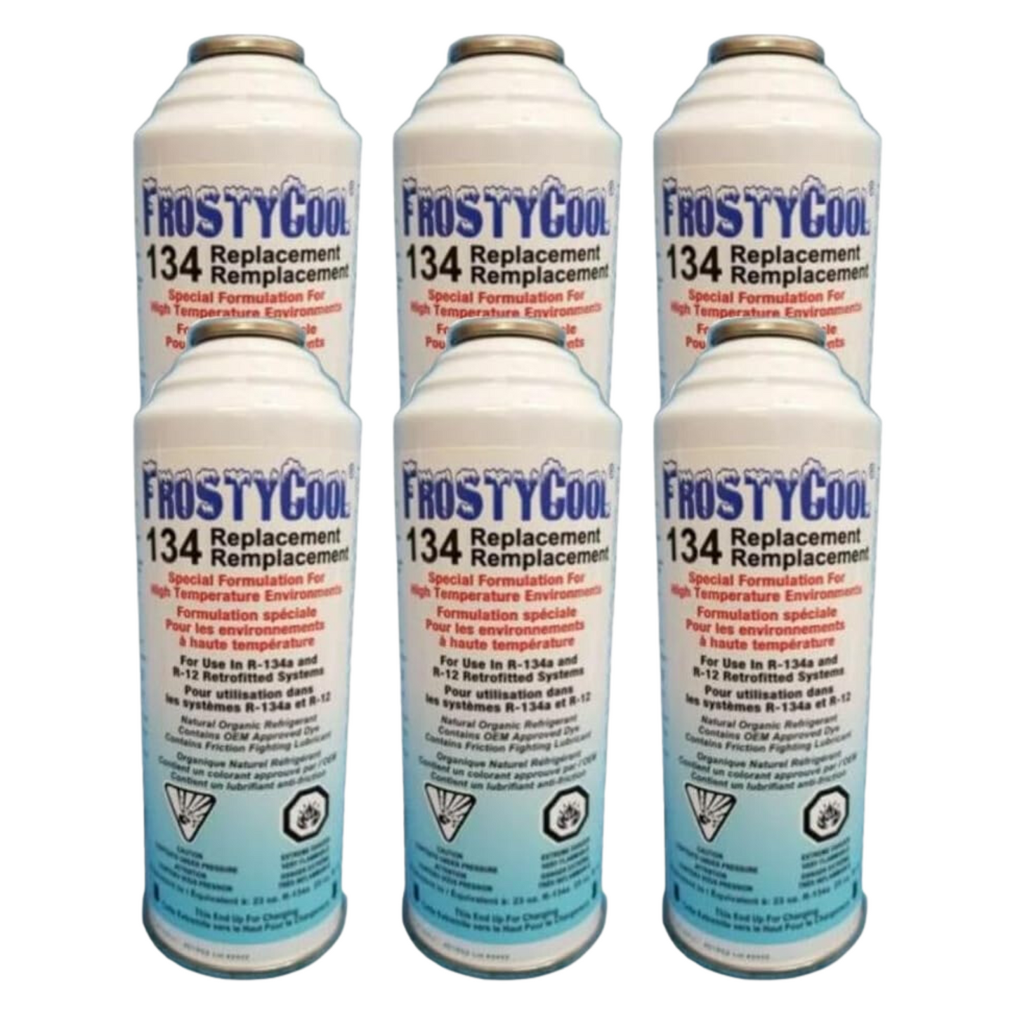 FrostyCool 134 AC Replacement Refrigerant 8 oz. Can (Equivalent to 23 oz.)