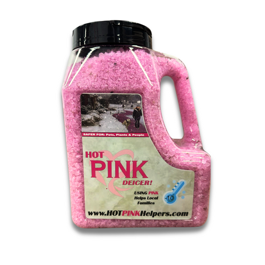 Pink Salt Deicer - 8lb Shaker Bottles