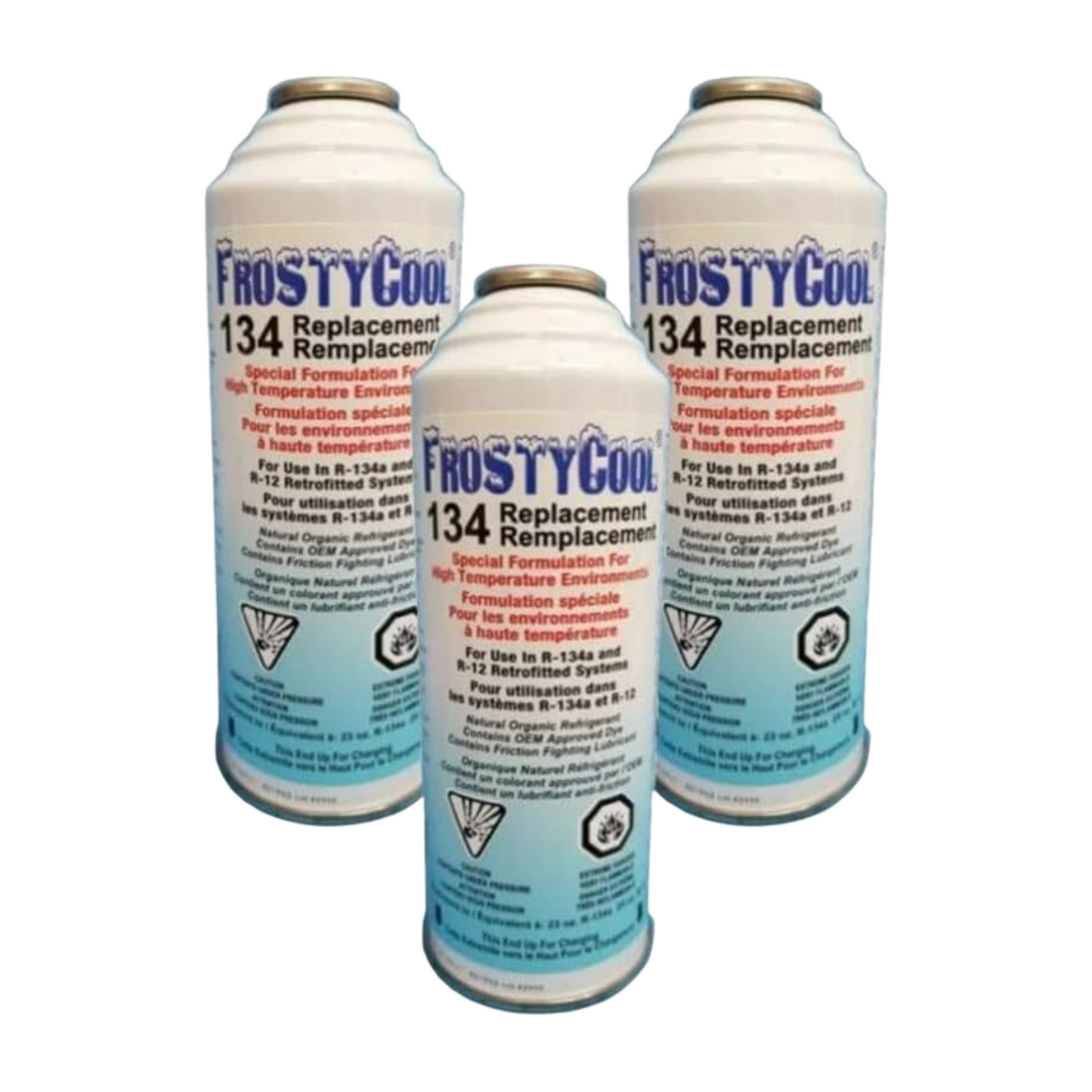 FrostyCool 134 AC Replacement Refrigerant 8 oz. Can (Equivalent to 23 oz.)