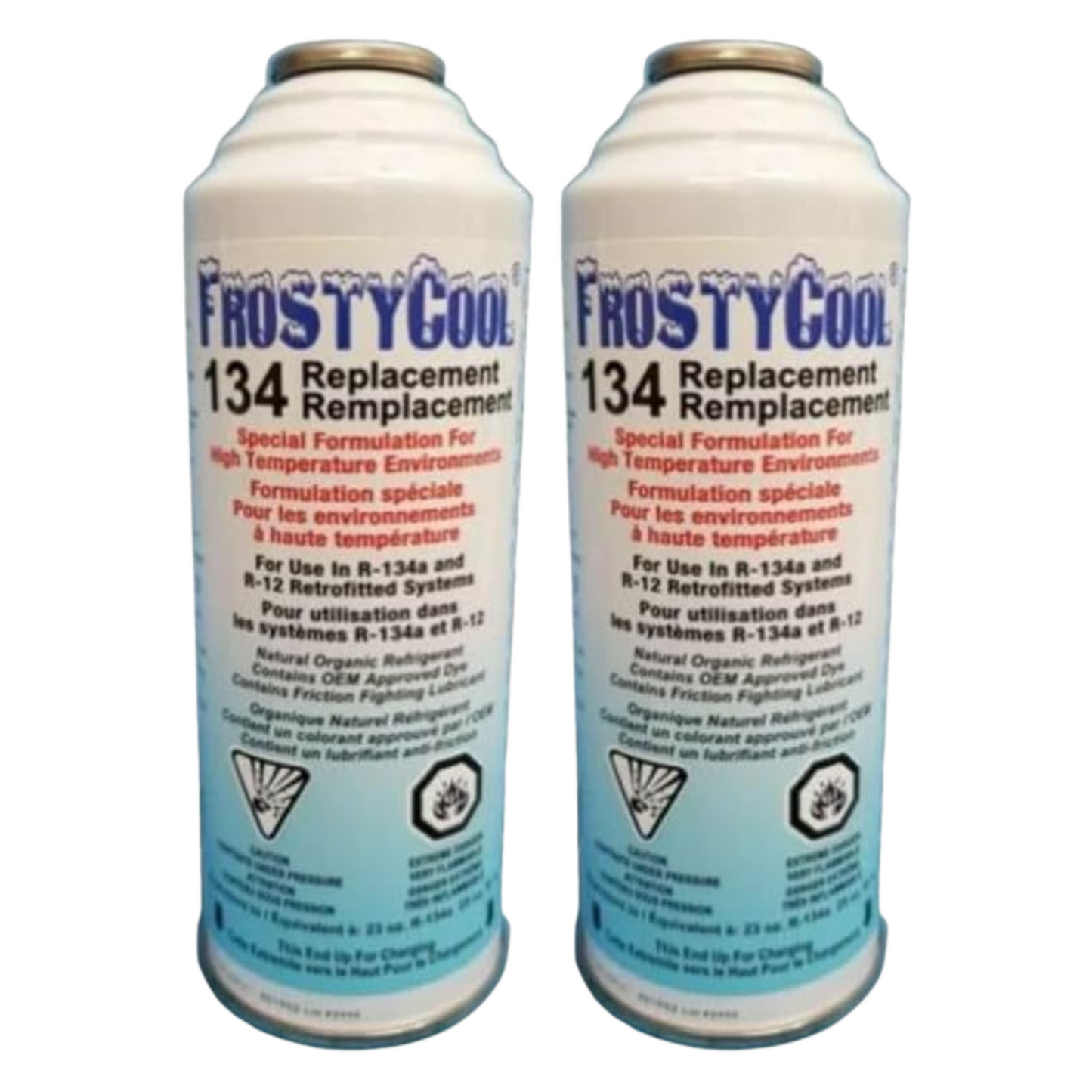 FrostyCool 134 AC Replacement Refrigerant 8 oz. Can (Equivalent to 23 oz.)