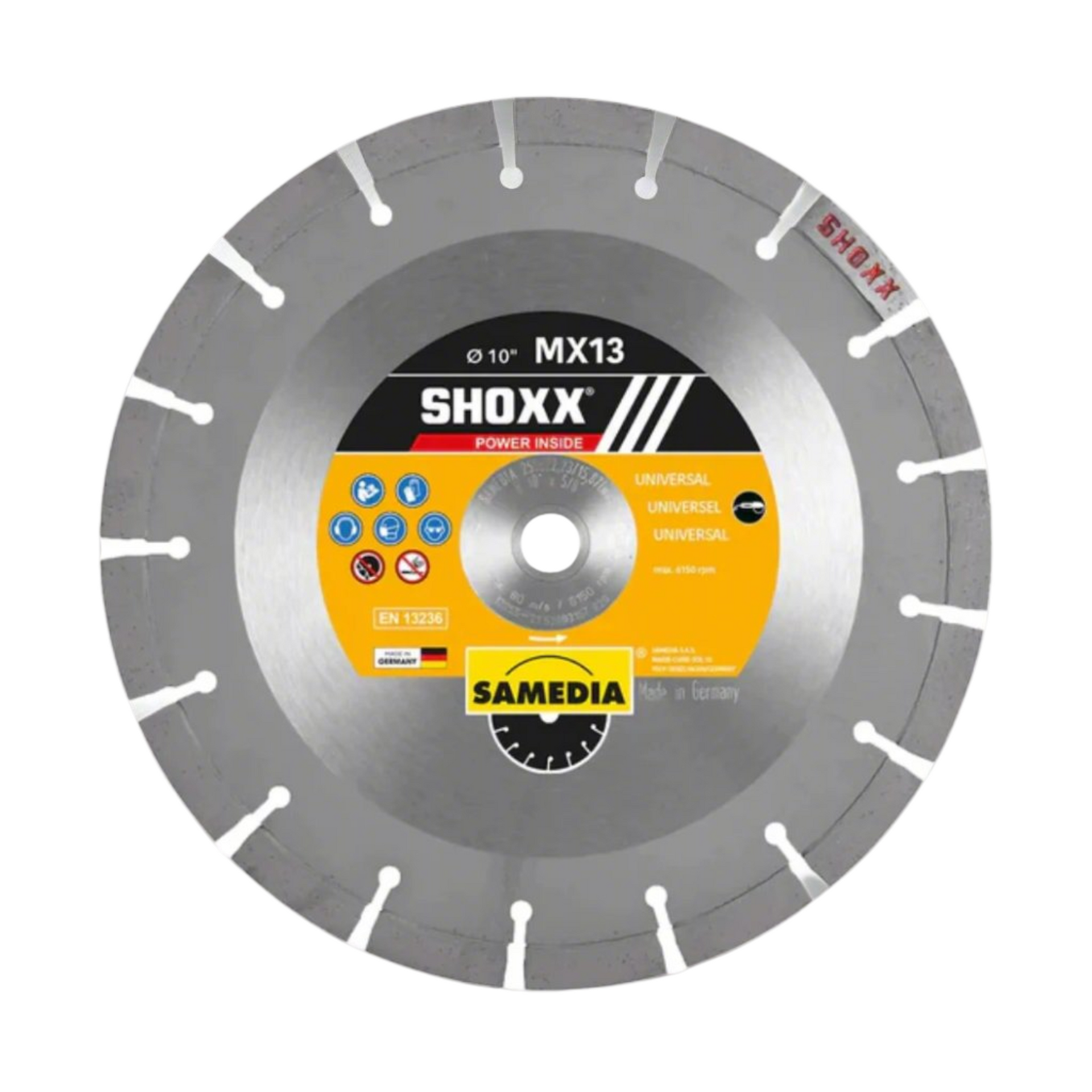 Diamond Dust Samedia Shoxx MX13 12” General Purpose Diamond Blade – James G Armour