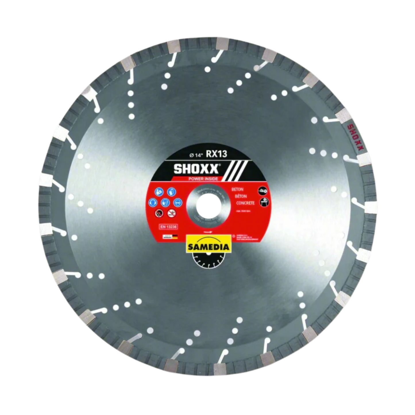 Samedia Shoxx RX13 TOPSPEED Concrete Diamond Blade