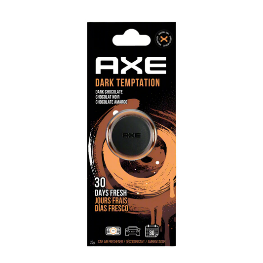 AXE Dark Temptation Car Air Freshener – Long-Lasting Odor Eliminator (Single Pack)