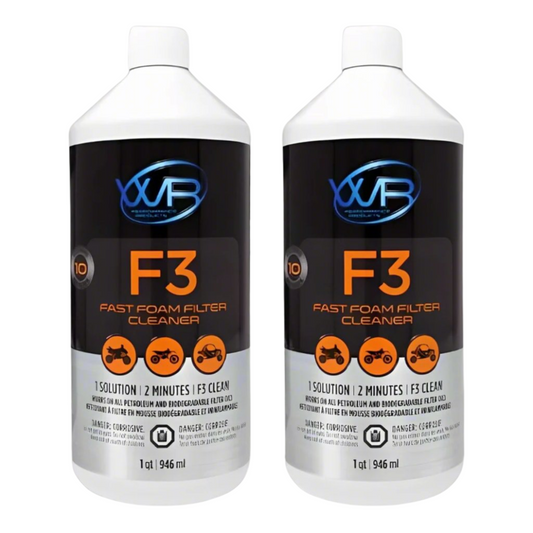 WR Performance WR Performance F3 Fast Foam Filter Cleaner - Reusable & Effective Cleaning Solution, 946ml (2-Pack)