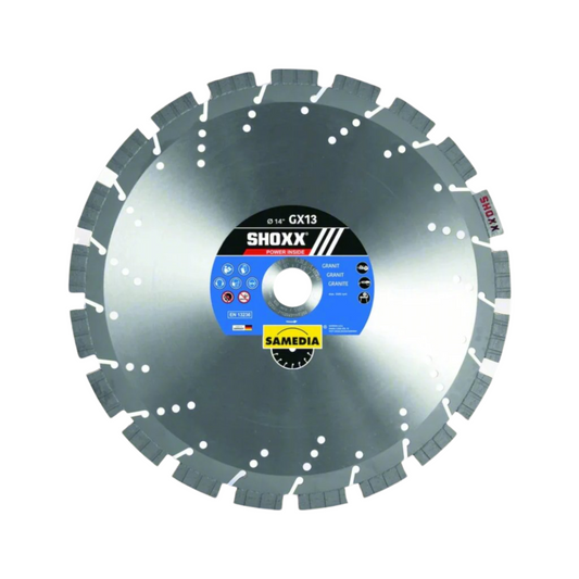 Samedia Shoxx GX13 14" Granite Diamond Blade