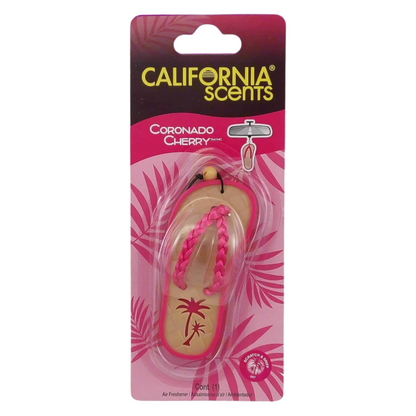 California Scents Coronado Series Sandal Car Air Freshener - Long-Lasting Odor Eliminator (Single Pack)