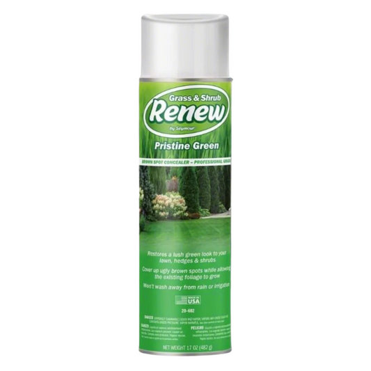 Seymour Grass & Shrub Renew Spray Paint – Pristine Green, 17oz for Lawn Repair