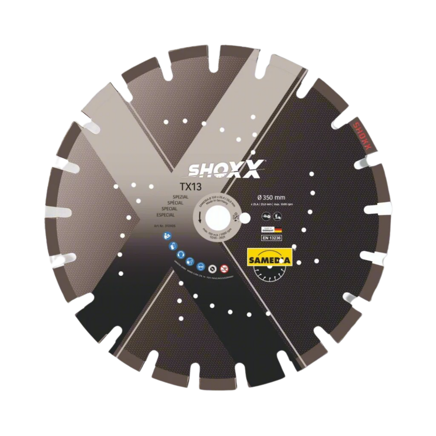 Samedia Shoxx TX13 14" Special Diamond Concrete Saw Blade