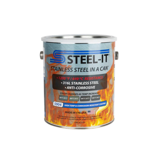 Steel-It High Temp & Corrosion-Resistant Coating