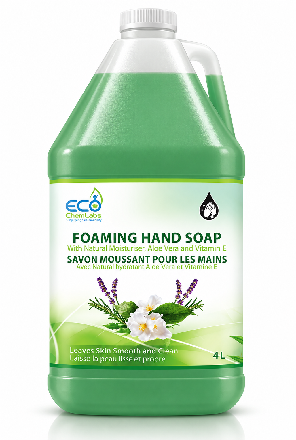 ECO ChemLabs 4L foaming hand soap with aloe vera and vitamin E