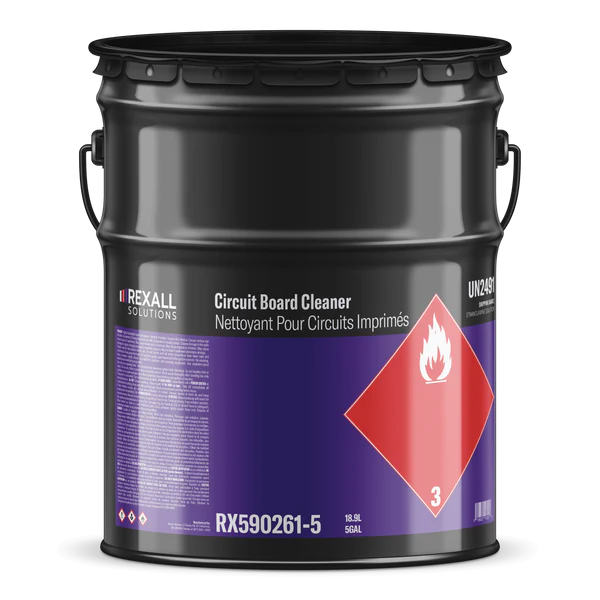 Rexall Circuit Board Cleaner 5 gallon industrial electronics cleaning solvent container