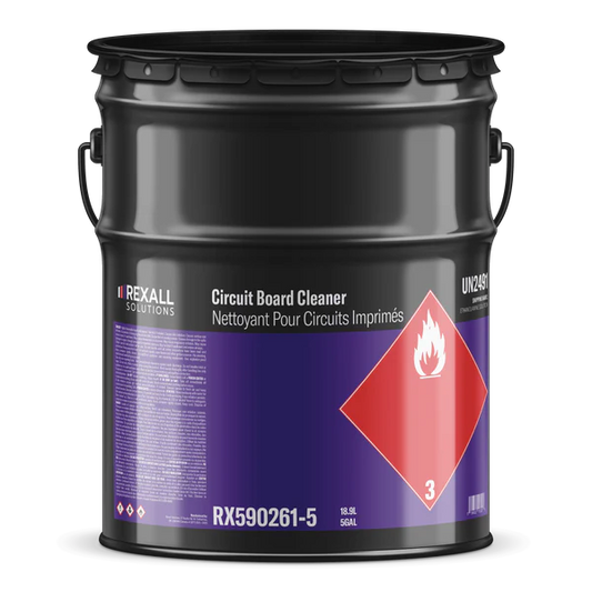 Rexall Circuit Board Cleaner 5 gallon industrial electronics cleaning solvent container