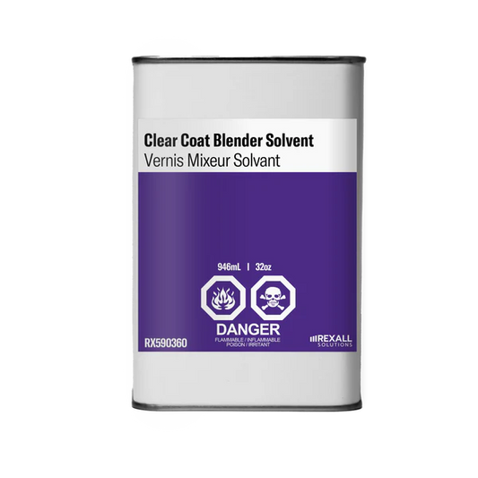 Rexall Clear Coat Blender Solvent 32 oz 1 quart automotive paint blending solvent can