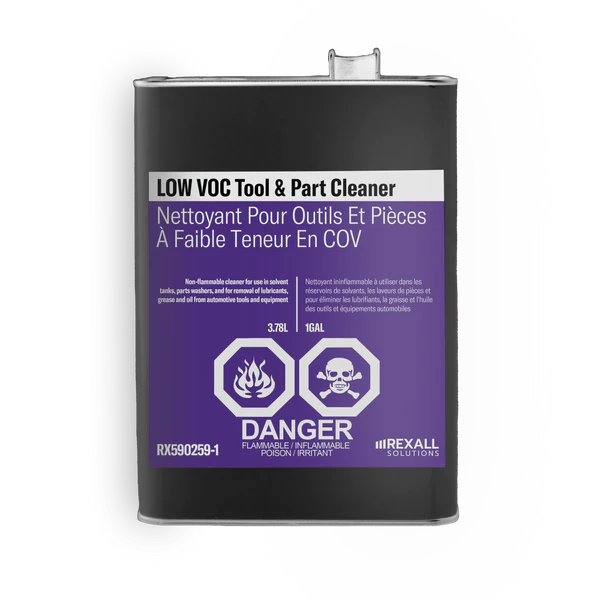 Rexall Low VOC Tool and Part Cleaner 1 gallon automotive parts cleaning solvent container