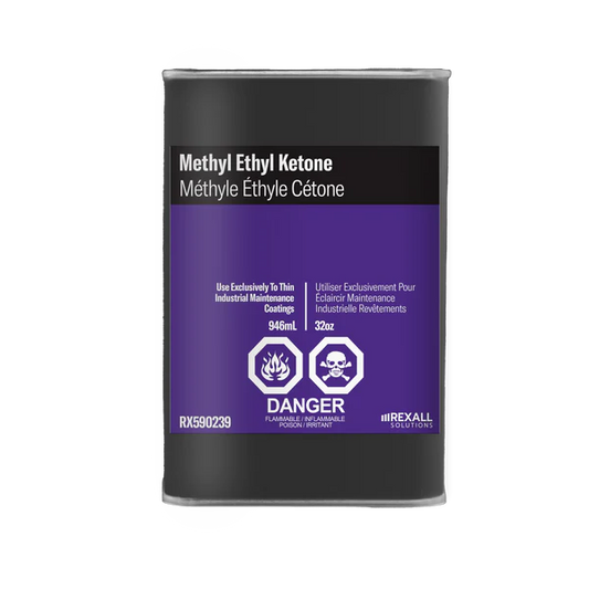 Rexall Methyl Ethyl Ketone MEK solvent 32oz metal container