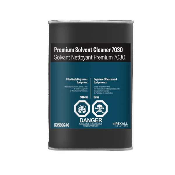 Rexall premium solvent cleaner 7030 1 quart industrial degreasing solvent can