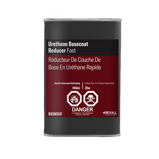 Rexall Urethane Basecoat Reducer Fast 1 quart automotive paint reducer solvent