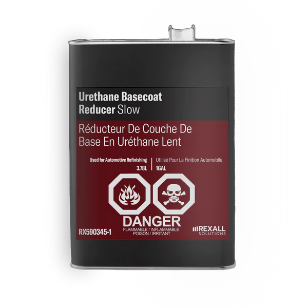 Rexall Urethane Basecoat Reducer Slow 1 gallon automotive refinishing reducer solvent