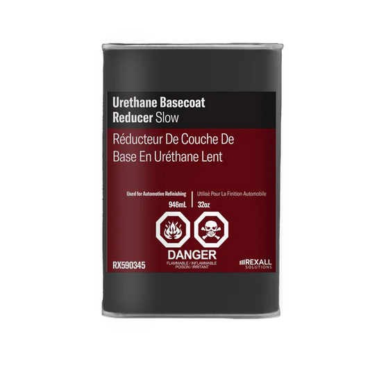 Rexall Urethane Basecoat Reducer Slow 1 quart automotive refinishing reducer solvent